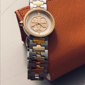 Tory Burch Reva Watch Two Tone Gold/Silver